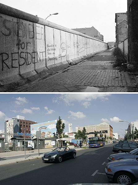 Berliner Mauer - Zimmerstraße 1982/2009