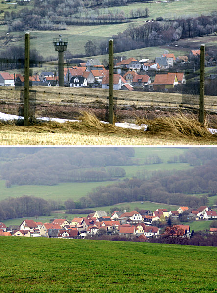 Innerdeutsche Grenze - Hessen/Thüringen 1984/2010