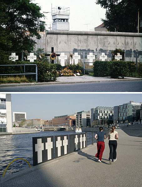 Berliner Mauer - Gedenkkreuze Maueropfer 1984/2006