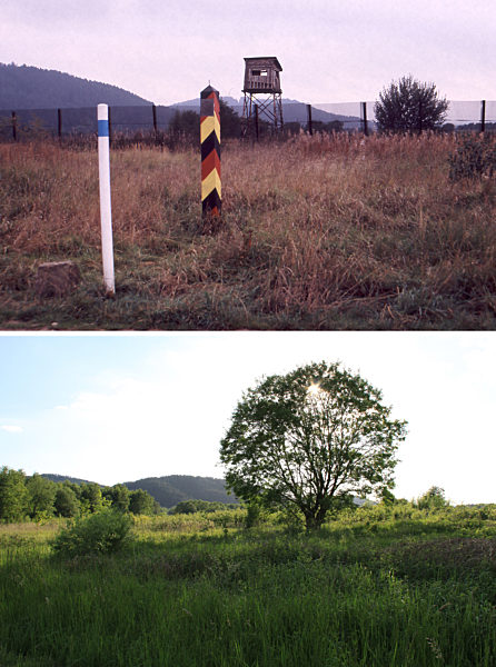 Innerdeutsche Grenze - Thüringen / Bayern 1984/2010