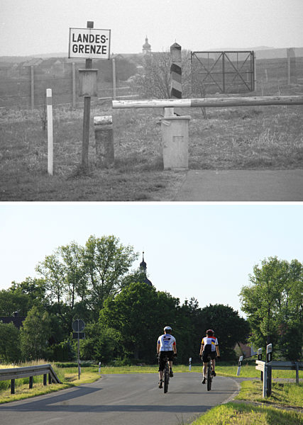 Innerdeutsche Grenze - Thüringen / Bayern 1982/2010
