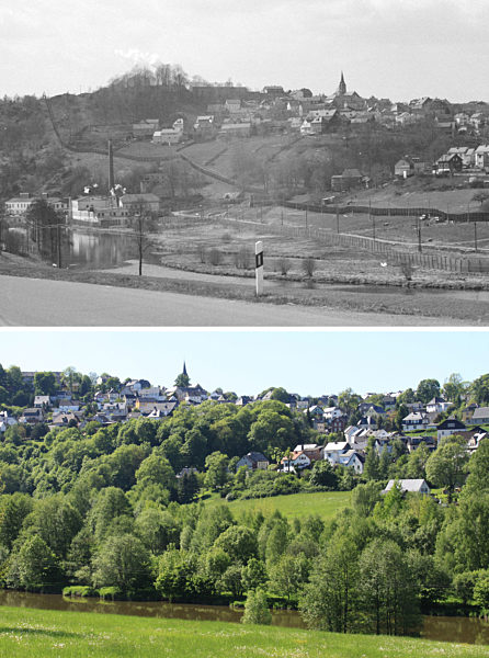 Innerdeutsche Grenze - Thüringen / Bayern 1982/2010