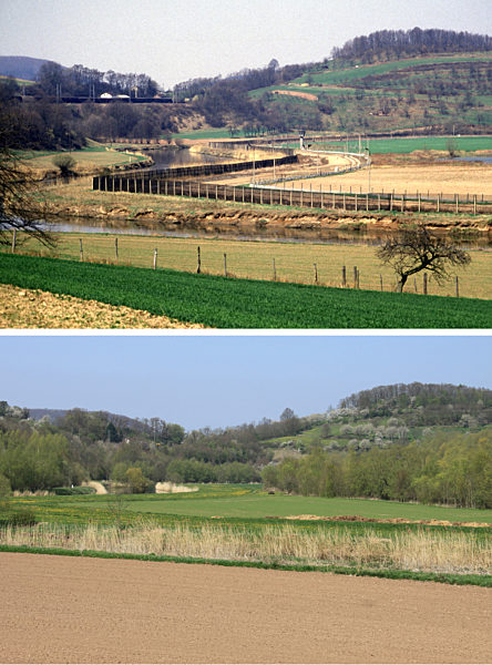 Innerdeutsche Grenze - Hessen/Thüringen 1984/2010