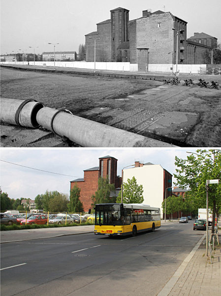 Berliner Mauer - Wilhelmsruh 1982/2010