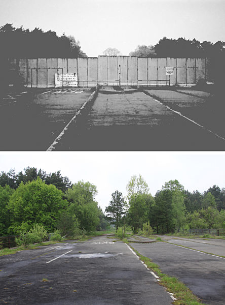 Berliner Mauer - Alte GÜST Dreilinden 1982/2010