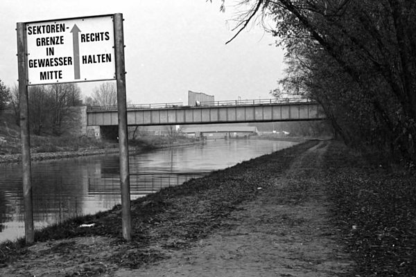 Berliner Mauer - Teltowkanal 1982