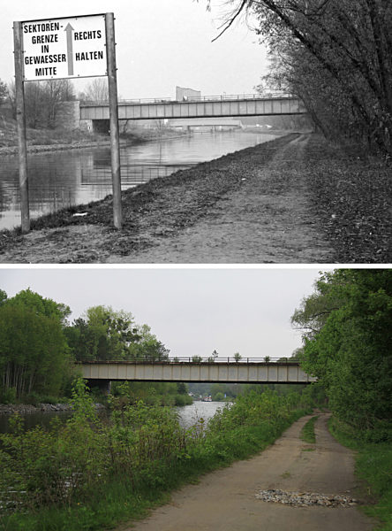 Berliner Mauer - Teltowkanal 1982/2010
