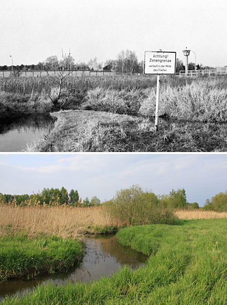 Berliner Mauer - Tegeler Fließ 1982/2010