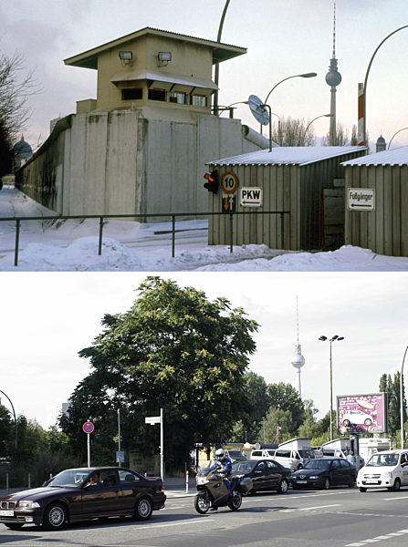 Berliner Mauer - GÜST Heinrich-Heine-Straße 1984/2010