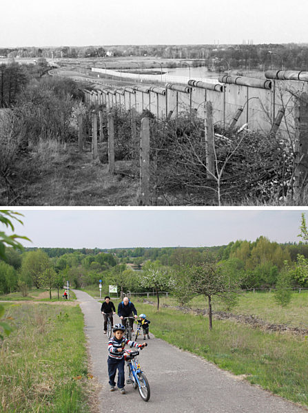 Berliner Mauer - Lübars 1982/2010