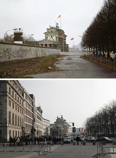 Berliner Mauer - Brandenburger Tor 1984/2008