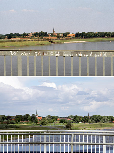 Innerdeutsche Grenze - Elbbrücke Dömitz 1984/2011