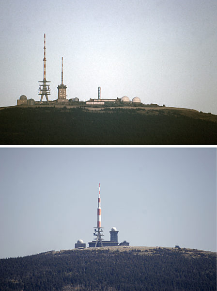 Innerdeutsche Grenze - Brocken im Harz 1984/2007