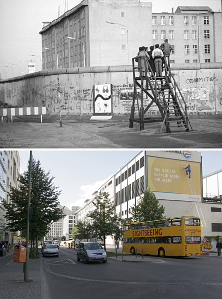 Berliner Mauer - Stresemannstraße 1982/2007