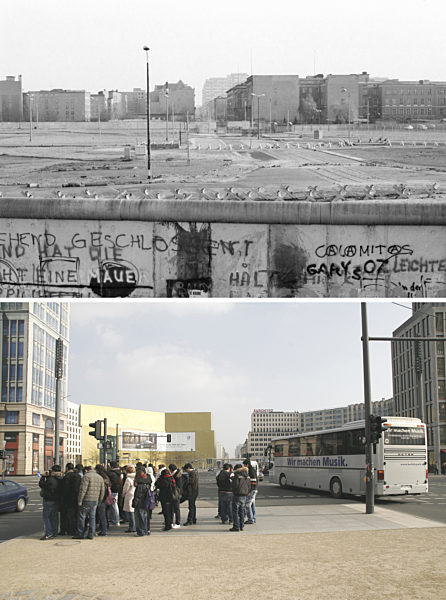 Berliner Mauer - Potsdamer Platz 1982/2008