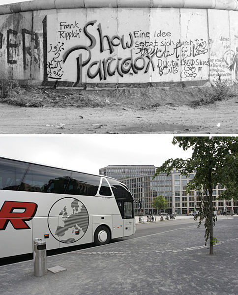 Berliner Mauer - Potsdamer Platz 1982/2009