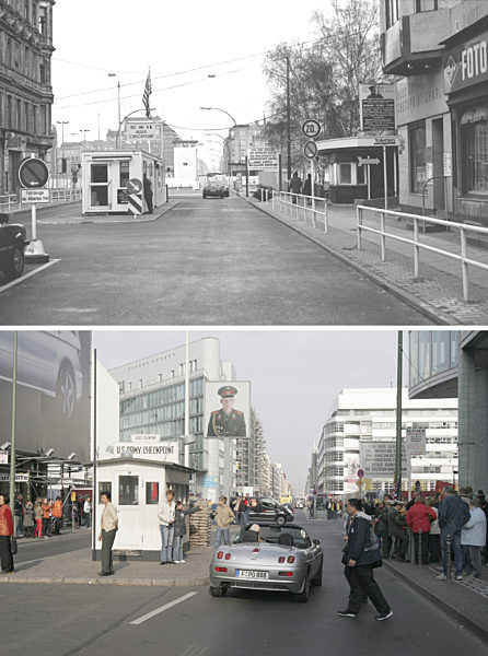 Berliner Mauer - Checkpoint Charlie 1982/2007