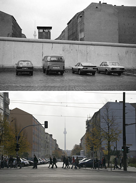 Berlin Wall - Bernauer Strasse Street 1982/2007
