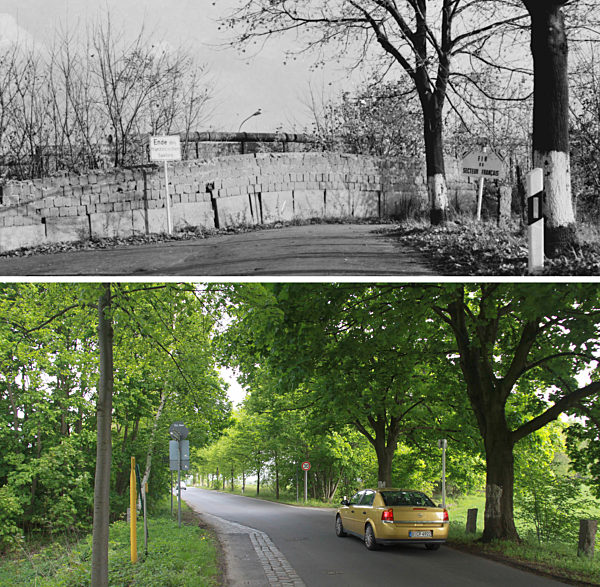 Berlin Wall - Blankenfelder Chaussee 1982/2010