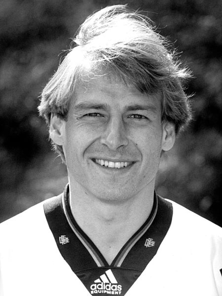 Fußball: Nationalstürmer Jürgen Klinsmann