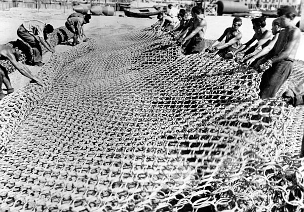 II. WK - Kriegsmarine - Netzleger 1943