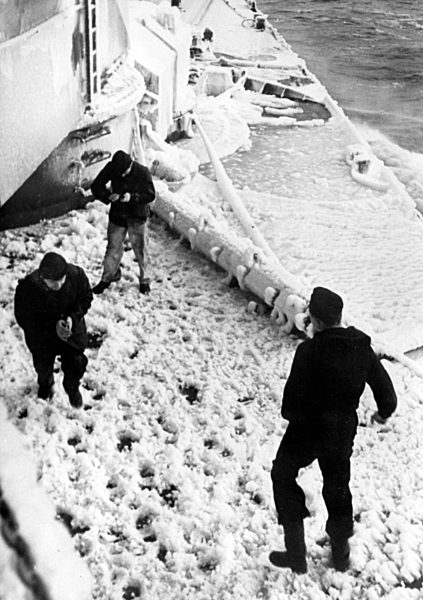 II. WK - Kriegsmarine - Vereistes Kriegsschiff 1942