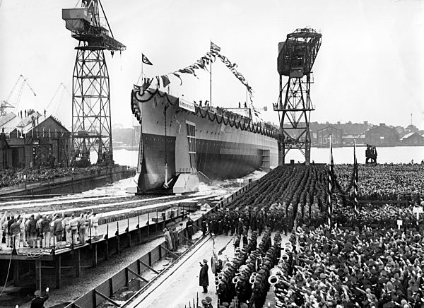 II. WK - Kriegsmarine - Schlachtschiff "Scharnhorst" 1936