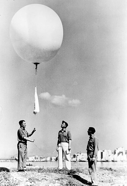 II. WK - Kriegsmarine - Wetterballon 1943