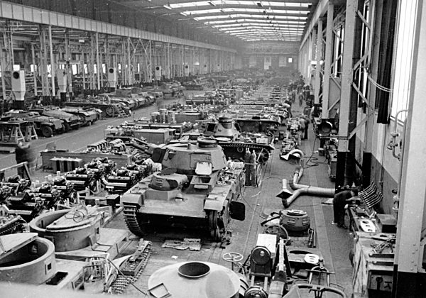 II. WK - Rüstungsindustrie 1940