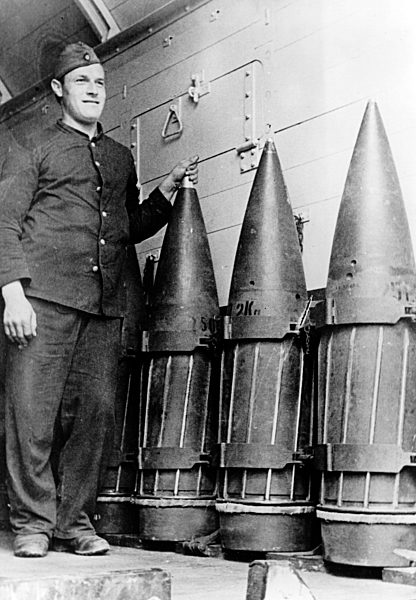 II. WK - Ostfront - Eisenbahngeschuetze 1943