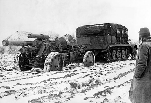 II. WK - Ostfront - Schwere deutsche Artillerie 1941