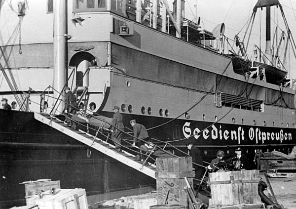 II. WK - Deutsche Wehrmacht - Lazarettschiff 1944