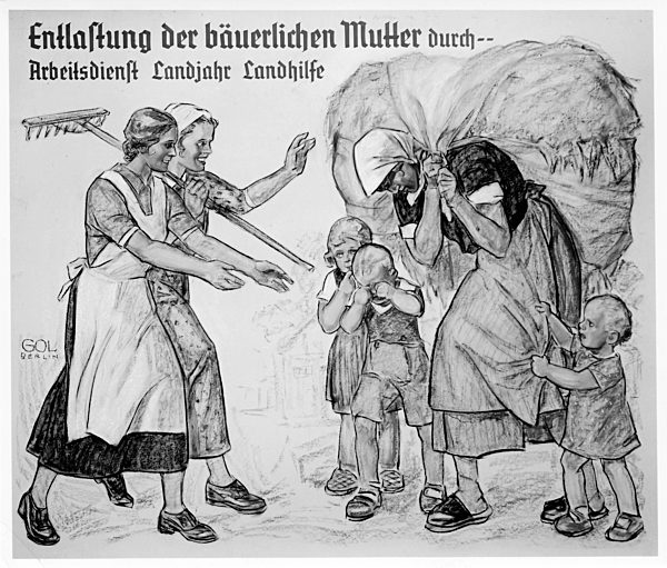III. Reich - Mädchenpflichtjahr in Land- und Hauswirtschaft