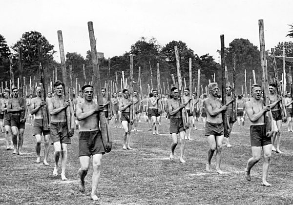 III. Reich - Reichsarbeitsdienst in Hamburg 1938