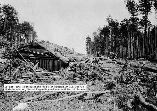 III. Reich - Reichsautobahn um 1934