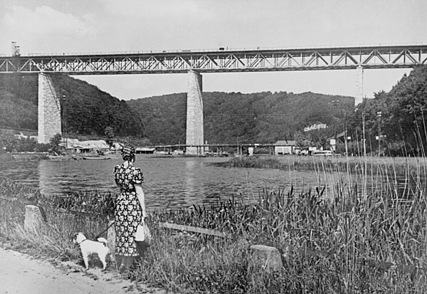 III. Reich - Reichsautobahn Werrabrücke 1937