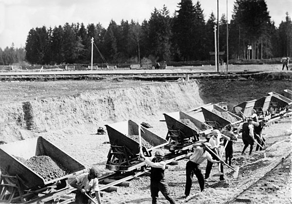 III. Reich - Bau Chiemseeautobahn 1934