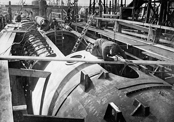 WWII - Naval Ship Construction Submarine 1940