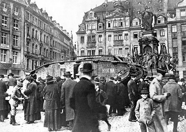 I. WK - Kriegsbeute in Leipzig 1917