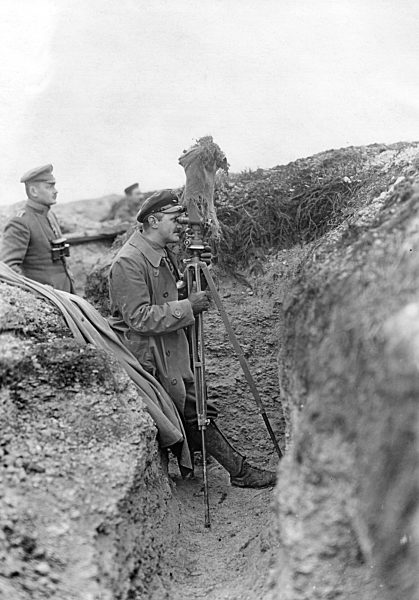 I. WK - Westfront - Schützengraben