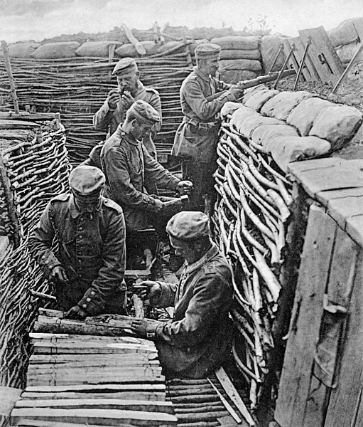 I. WK - Westfront - Schützengraben