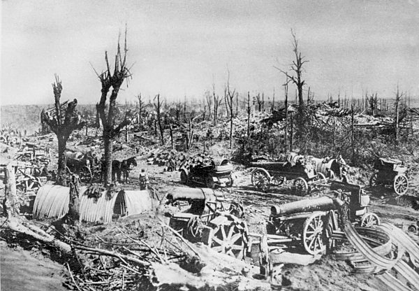 I. WK - Westfront - Mörser-Batterie