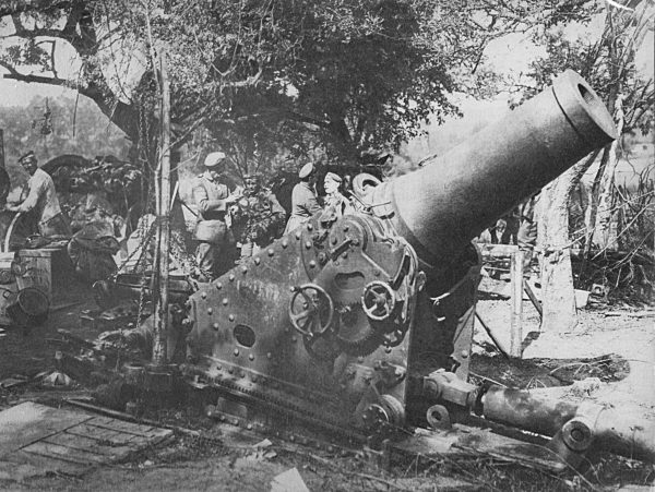 I. WK - Westfront - Mörser-Batterie