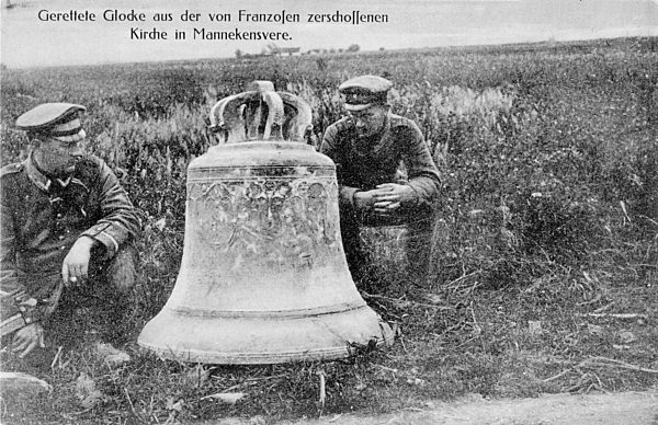 I. WK - Flandern - Zerstörte Bauwerke 1915