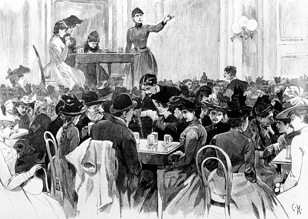 Kaiserreich - Arbeiterinnenversammlung 1890