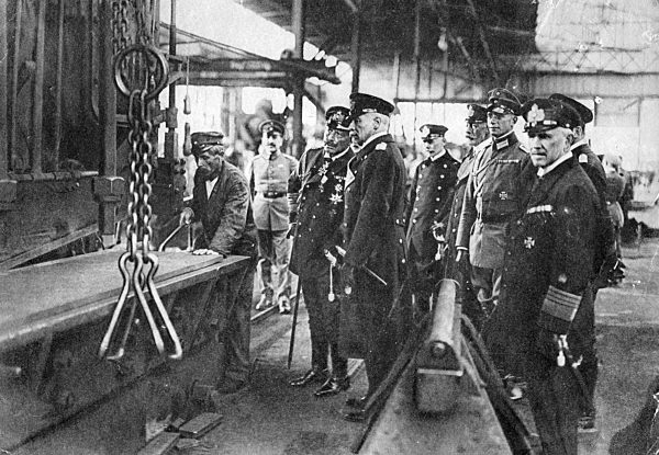 I. WK - Wilhelm II. besichtigt Rüstungsproduktion