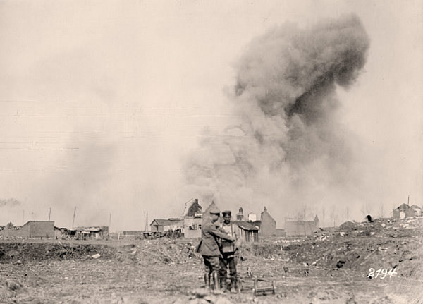 I. WK - Westfront - Sprengung