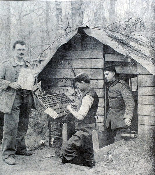 WWI . Wartime printers