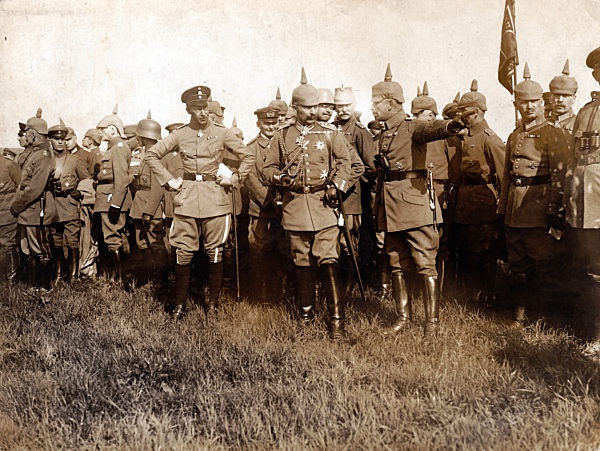 WWI - Wilhelm II and Wilhelm of Prussia 1916