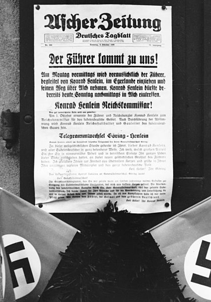 Third Reich - Hitler in Sudetenland 1938